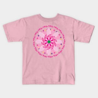 Happy Spring Mandala Kids T-Shirt